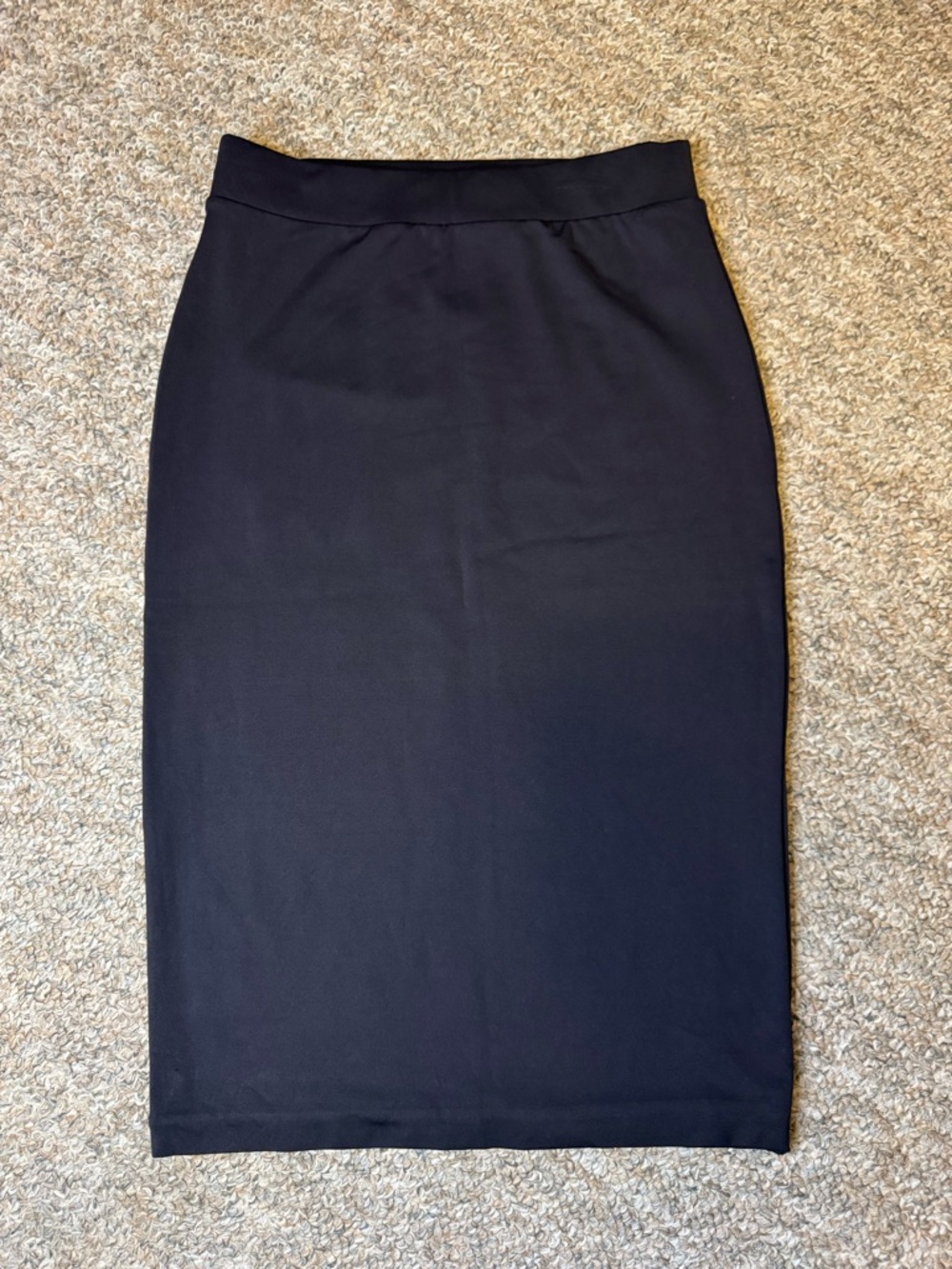 Babaton Black midi Pencil Skirt
